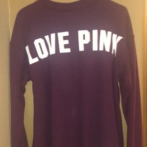 Long Sleeve Pink Top